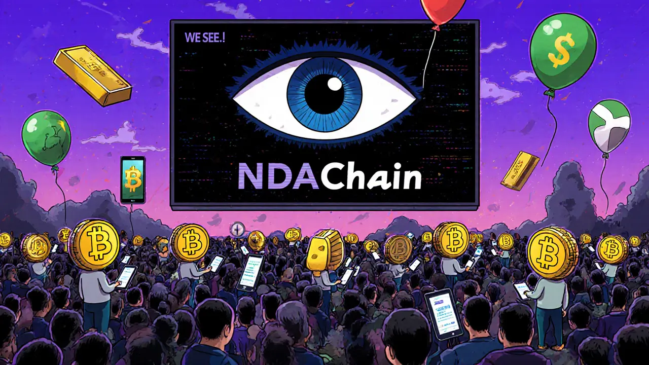 Millions of people trade crypto with wallet heads under the watchful eye of a giant government eye.