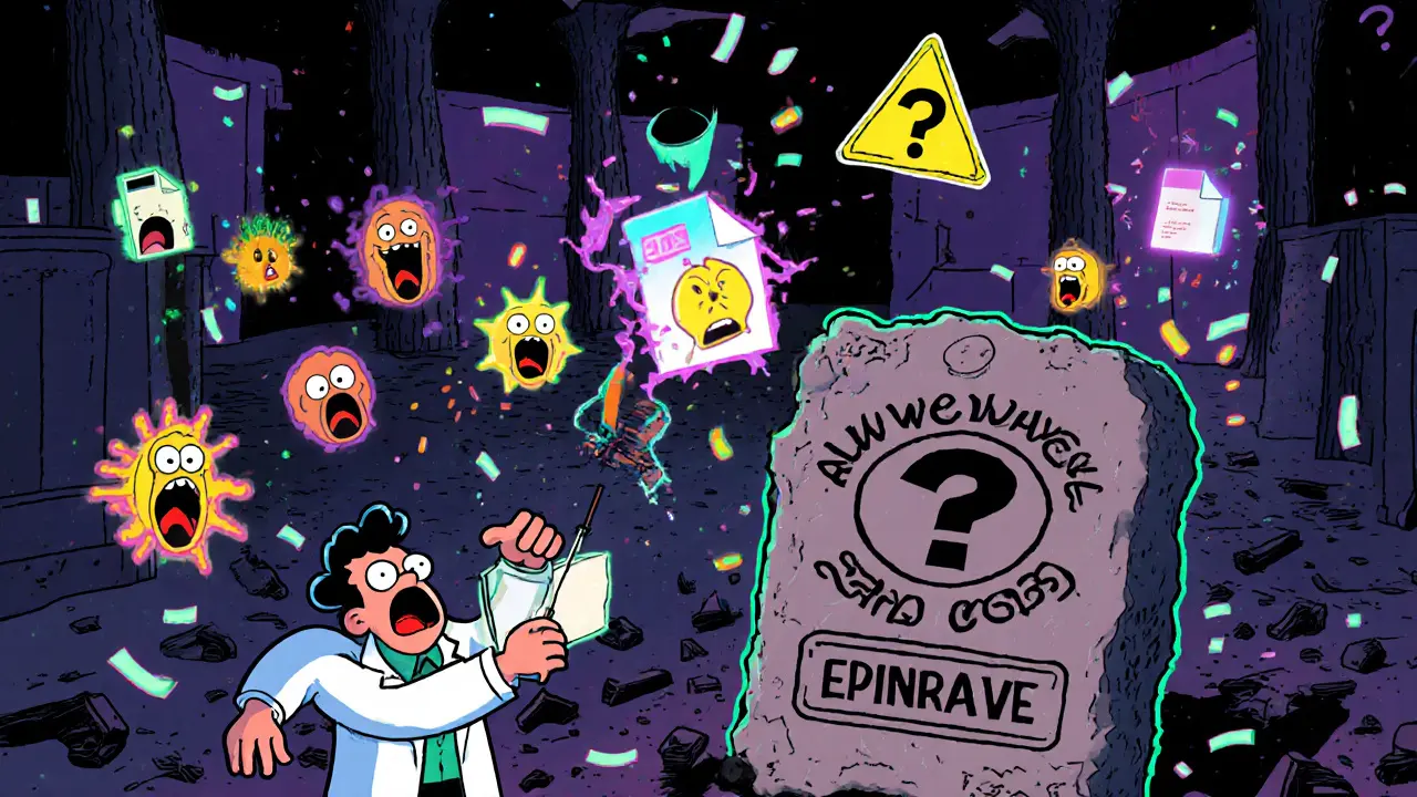 A chaotic NFT marketplace with blank NFTs screaming, while Arweave stands strong as IPFS crumbles.