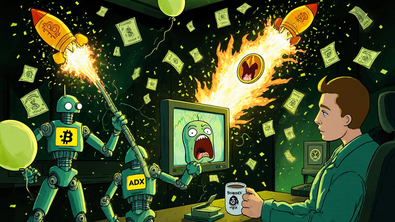 Robots triggering liquidations as Bitcoin explodes in a chaotic trading floor