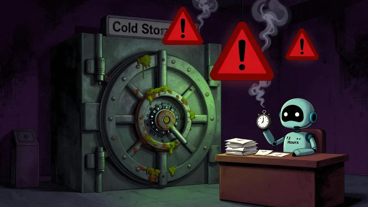 Rusted vault and slow robot support agent