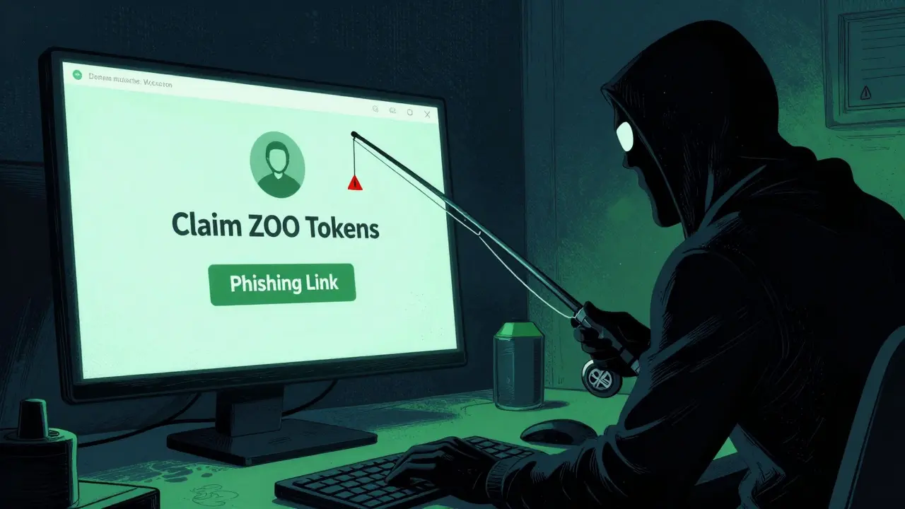 Shadowy scammer using phishing hook to trap crypto user online
