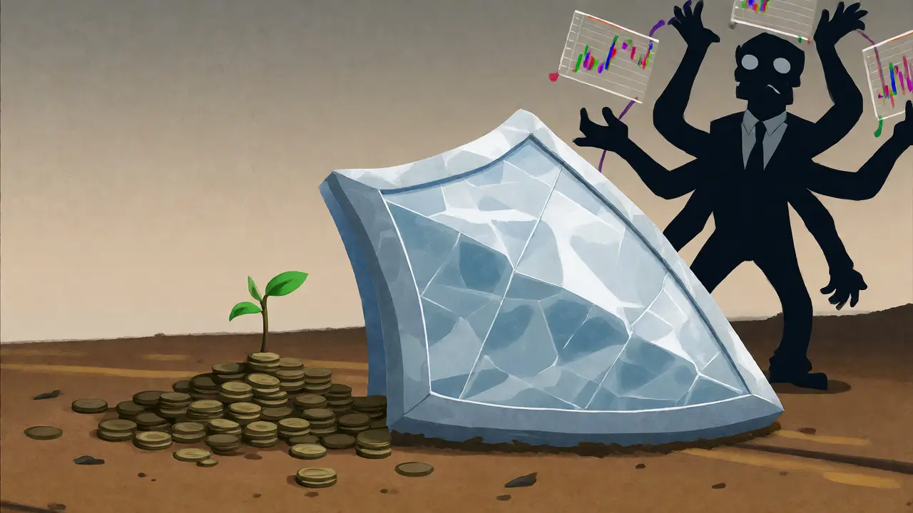 Cartoon depicting low entry barriers and cold storage security