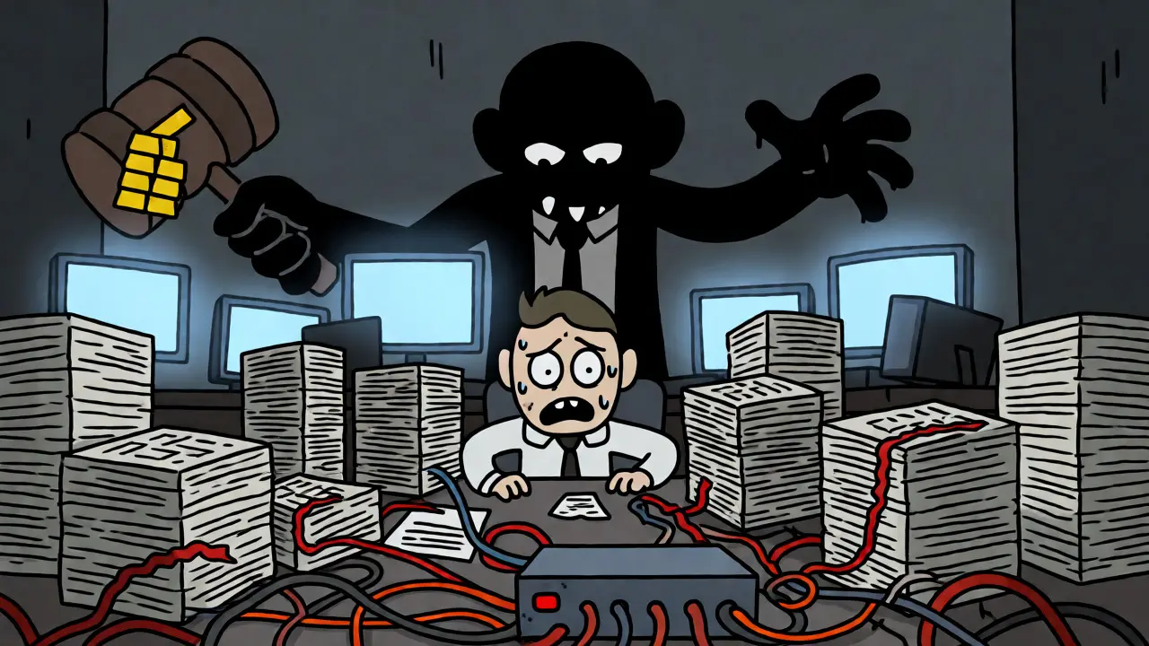 Investor overwhelmed by paperwork under looming SEC figure