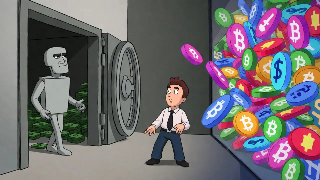Investor stuck between rigid central bank regulations and volatile crypto markets